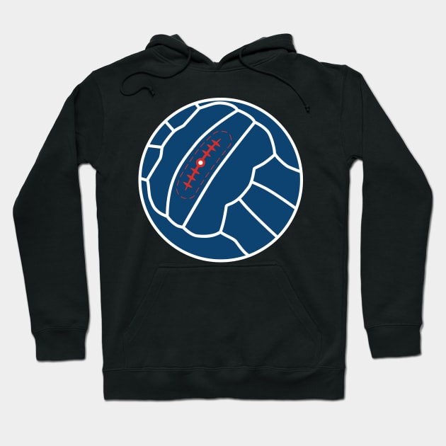 PSG Vintage Football Hoodie by TRNCreative